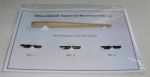 William Mitchell Square Cut Round-hand 3 Dip Pen Nib set (1,2,3).