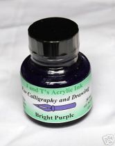 J & T's Acrylic Ink 30ml - Bright Purple