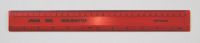 Ruler 30cm / 12 inch - Red