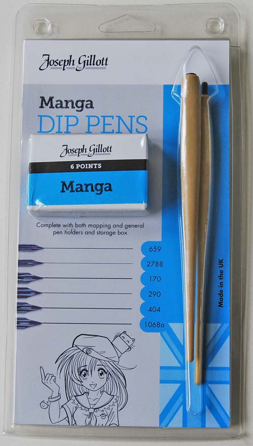 William Mitchell Manga Dip Pen Set