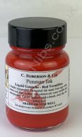 Roberson's Penman Liquid Gouache Ink Red Vermillion 30ml