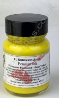Penman Permanent Pigmented Ink - Deep Yellow 30ml