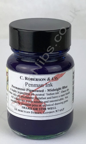 Penman Permanent Pigmented Ink - Midnight Blue 30ml