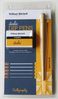 William Mitchell Italic Dip Pen Set