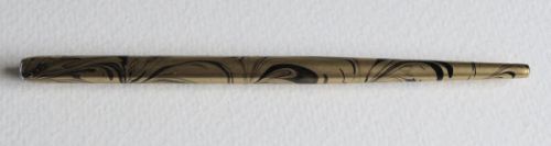 Manuscript Black and Gold Marbled Pen Nib Holder